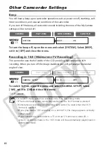 Preview for 80 page of Canon Optura 30 - optura 30 minidv camcorder Instruction Manual