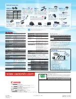 Preview for 6 page of Canon Optura 30 - optura 30 minidv camcorder Specifications