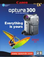 Canon Optura 300 Brochure & Specs preview