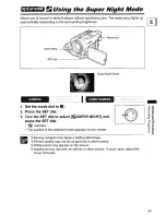 Preview for 47 page of Canon Optura 60 Instruction Manual