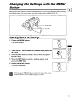 Preview for 71 page of Canon Optura 60 Instruction Manual