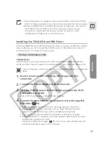 Preview for 17 page of Canon OPTURA XI - Camcorder - 2.2 MP Instruction Manual