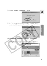 Preview for 69 page of Canon OPTURA XI - Camcorder - 2.2 MP Instruction Manual