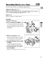 Preview for 27 page of Canon optura300 Instruction Manual