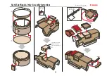 Preview for 7 page of Canon Paper Craft Castel Sant'Angelo Italy Assembly Instructions Manual