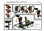 Preview for 4 page of Canon PAPER CRAFT Moving Tiger through o ring of... Assembly Instructions Manual