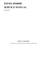 Preview for 2 page of Canon PIXMA iP6000D Service Manual