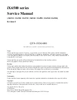 Preview for 1 page of Canon PIXMA iX6550 Service Manual