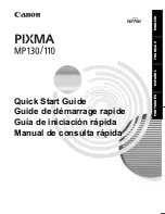 Canon PIXMA MP110 Quick Start Manual preview