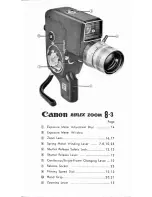 Preview for 4 page of Canon Reflex Zoom 8-3 Manual