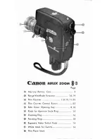 Preview for 5 page of Canon Reflex Zoom 8-3 Manual