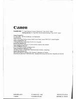 Preview for 92 page of Canon UC 15 Instruction Manual