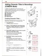 Preview for 106 page of Canon UC 2 Hi Instruction Manual