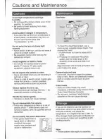 Preview for 45 page of Canon UC 40 Hi Instruction Manual