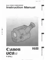 Canon UC 8 Hi Instruction Manual preview