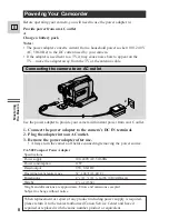 Preview for 8 page of Canon Ultura - Ultura Digital Camcorder Instruction Manual