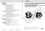 Preview for 1 page of Canon VB-C50i/VB-C50iR (Spanish) Manual Del Usuario