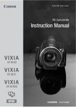 Preview for 1 page of Canon VIXIA HFM41 Instruction Manual