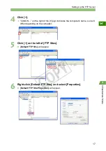 Preview for 17 page of Canon WFT-E1 Network Setup Manual