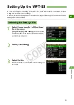Preview for 41 page of Canon WFT-E1 Network Setup Manual