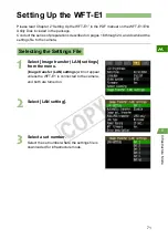 Preview for 71 page of Canon WFT-E1 Network Setup Manual