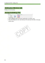 Preview for 96 page of Canon WFT-E1 Network Setup Manual