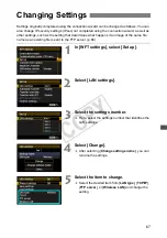 Preview for 67 page of Canon Wireless File Transmitter WFT-E2 II A Instruction Manual