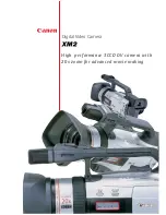 Canon XM2 Brochure & Specs preview