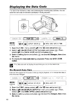 Preview for 62 page of Canon ZR600 Instruction Manual