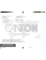 Preview for 6 page of Canton ACTIVE SUBWOOFER Manual