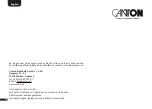 Preview for 58 page of Canton Smart Sounddeck 100 Operating Instructions Manual