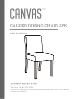 Canvas 168-0038-4 Assembly Instructions Manual preview