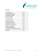 Preview for 2 page of Canvys LC-VT1503 Series Manual