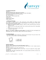 Preview for 5 page of Canvys LC-VT1503 Series Manual