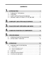 Preview for 3 page of CanyCom CM1305 Operator'S Manual