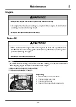 Preview for 64 page of CanyCom Masao CMX1402 Operator'S Manual