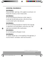 Preview for 3 page of Caple CAFF41 Instruction Manual