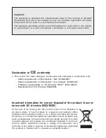 Preview for 3 page of Caple cr9204 Instruction Manual