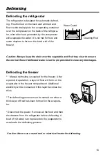 Preview for 17 page of Caple QFF158/91F Operation Instructions Manual