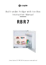 Preview for 1 page of Caple RBR7 Instruction Manual