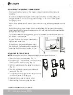 Preview for 22 page of Caple RI5500 Instruction Manual