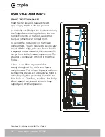 Preview for 12 page of Caple RI5505 Instruction Manual