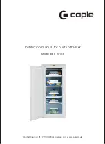 Caple RIF123 Instruction Manual preview