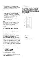 Preview for 10 page of Caple RIF177 Instruction Manual