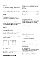 Preview for 6 page of Caple RIF88 Instruction Manual