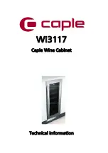 Caple WI3117 Technical Information preview