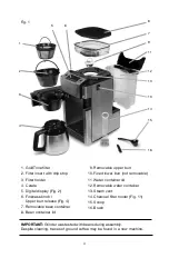 Preview for 4 page of Capresso CoffeTEAM PRO Therm 478 Operating Instructions Manual