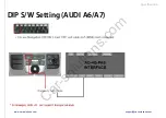 Preview for 8 page of Car Solutions AUDI 4G PAS Manual