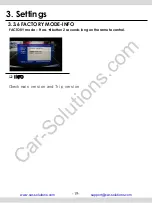 Preview for 20 page of Car Solutions Video Interface Manual