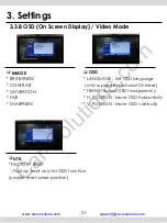 Preview for 22 page of Car Solutions Video Interface Manual